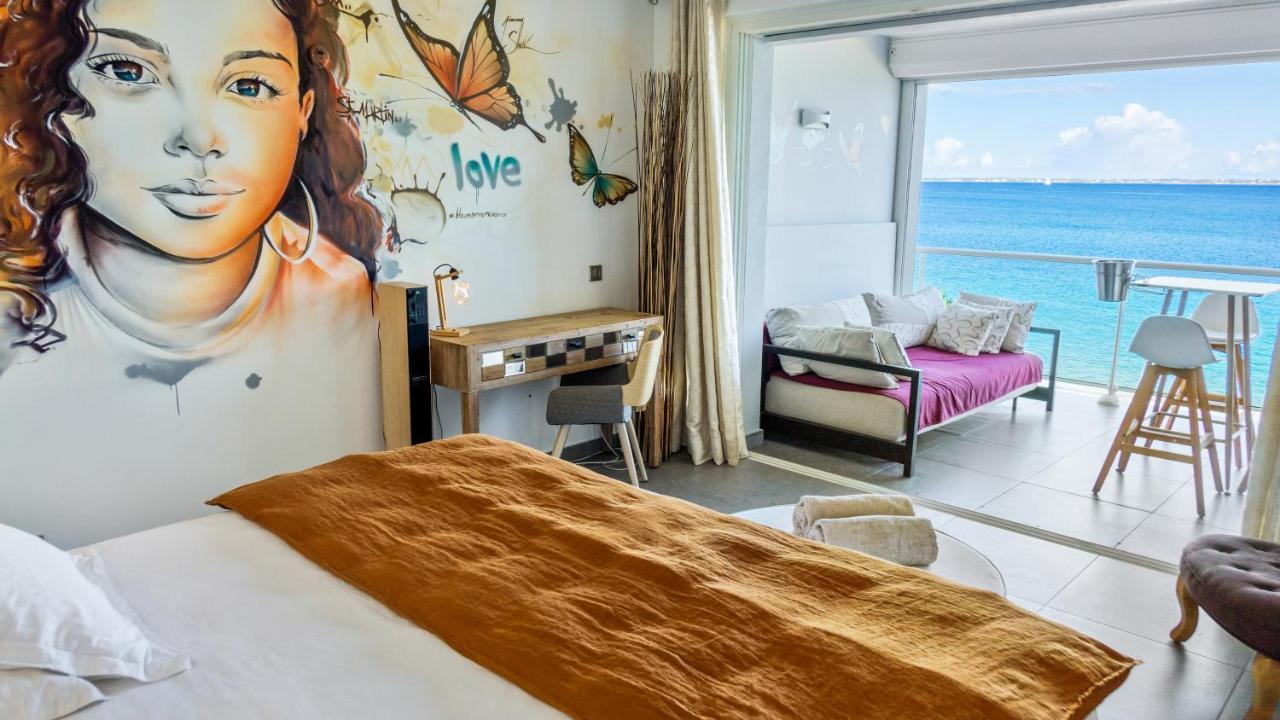 Official Page "Residence Bleu Marine" - Sea View Apartments & Studios - Saint-Martin French Side Grand Case Exterior foto
