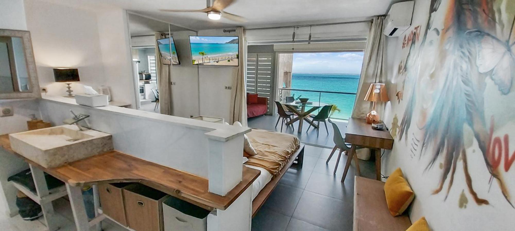 Official Page "Residence Bleu Marine" - Sea View Apartments & Studios - Saint-Martin French Side Grand Case Exterior foto